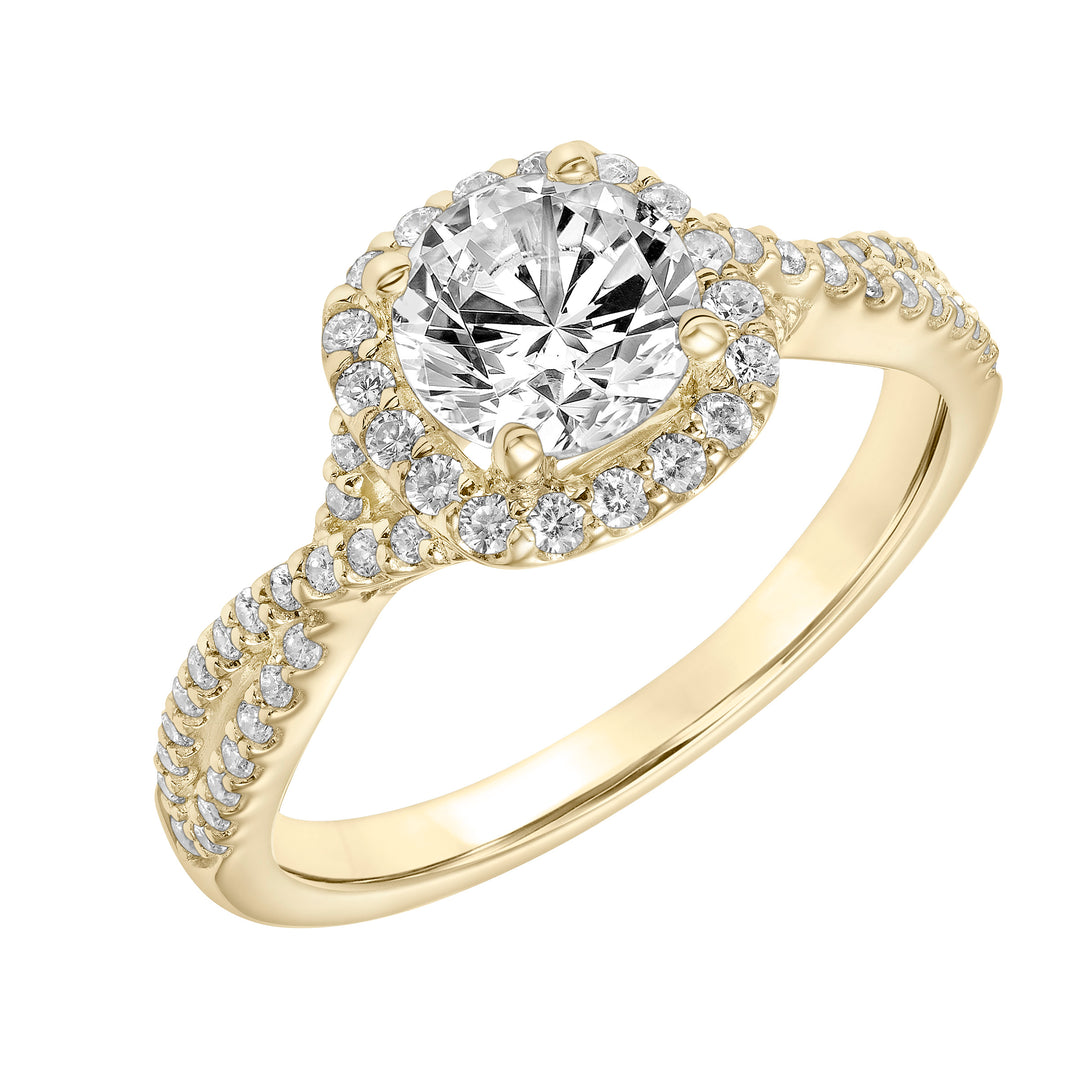 31-11145ERY-E.00 - Goldman - Contemporary Complete Love Engagement Ring