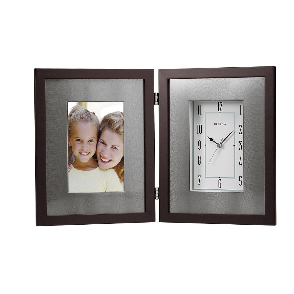 Bulova Table Top Picture Frame Clock