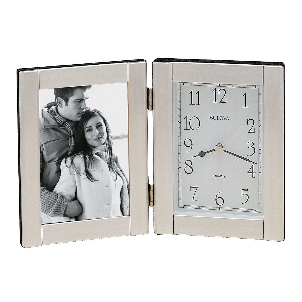 Bulova Table Top Picture Frame Clock