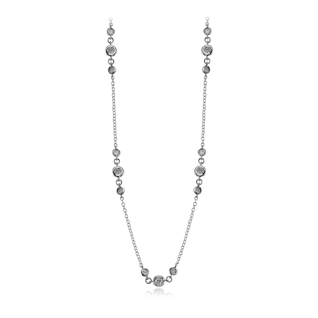 Necklace in 18k Gold with Diamonds