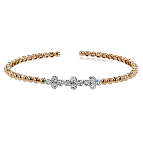 Bangle in 18k Gold with Diamonds
