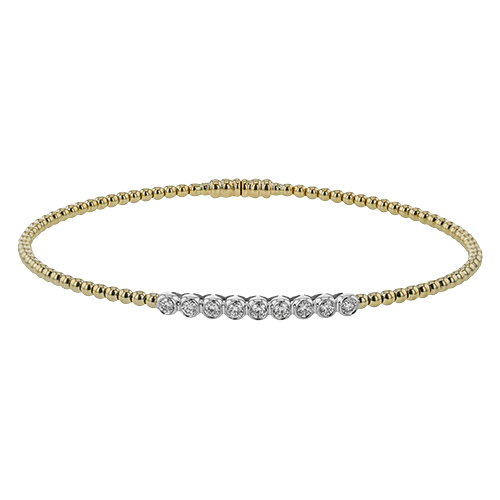 Bangle in 18k Gold with Diamonds