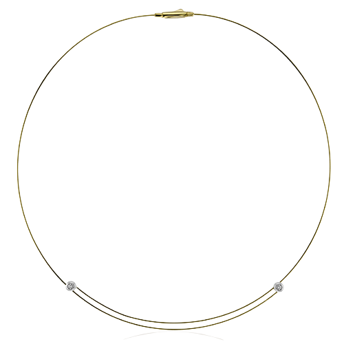 Choker in 18k Gold with Diamonds