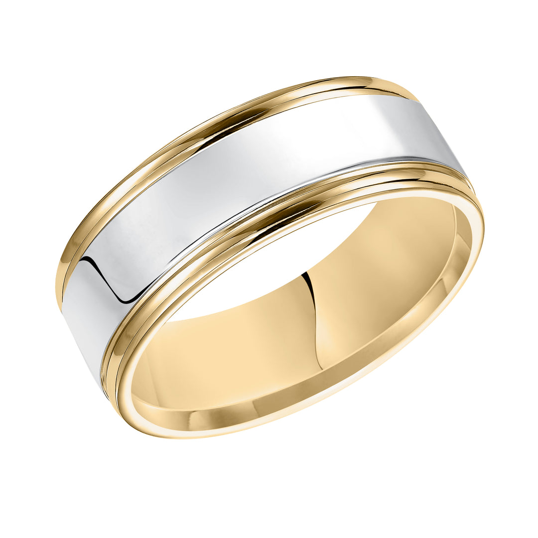 11-6709-G.00 - Goldman - Sleek and crisp, Comfort Fit wedding band is striking with its bright polished finish and round edges