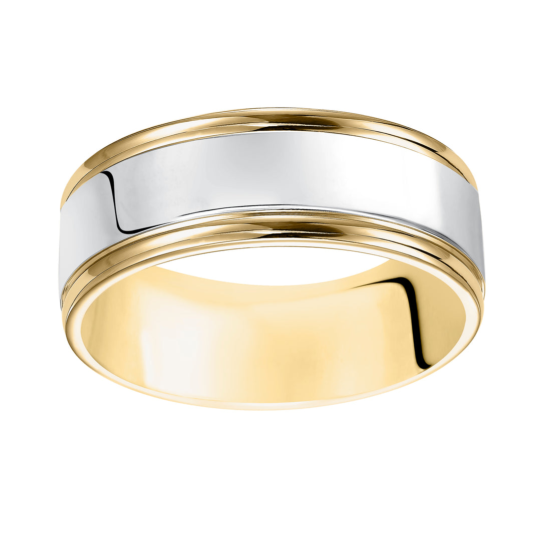 11-6709-G.00 - Goldman - Sleek and crisp, Comfort Fit wedding band is striking with its bright polished finish and round edges