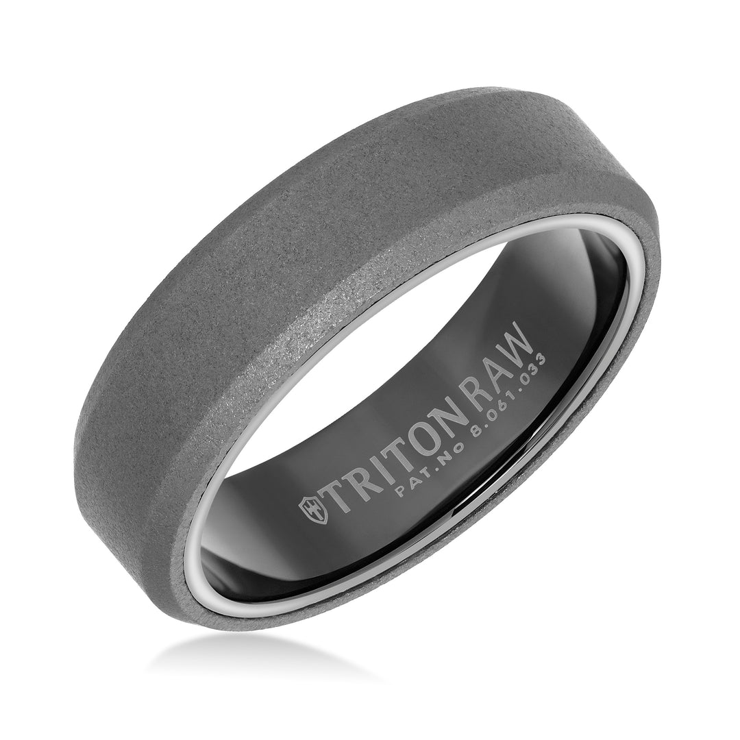 11-RAW0109BC6-G.00 - Goldman - PURE SHINE - Flat profile with innovative raw matte finish with beveled edge and high shine black nanoteck coating inside