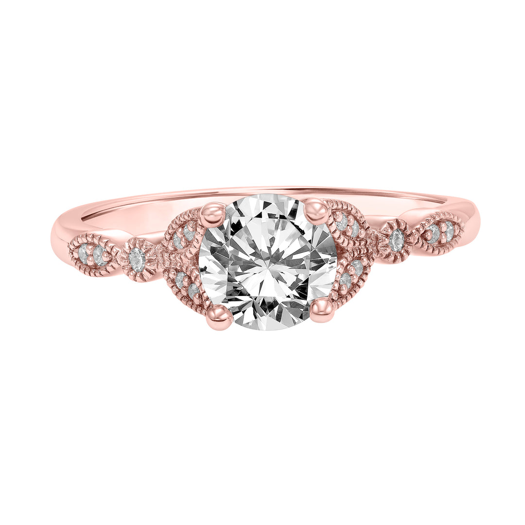 Contemporary Complete Love Engagement Ring