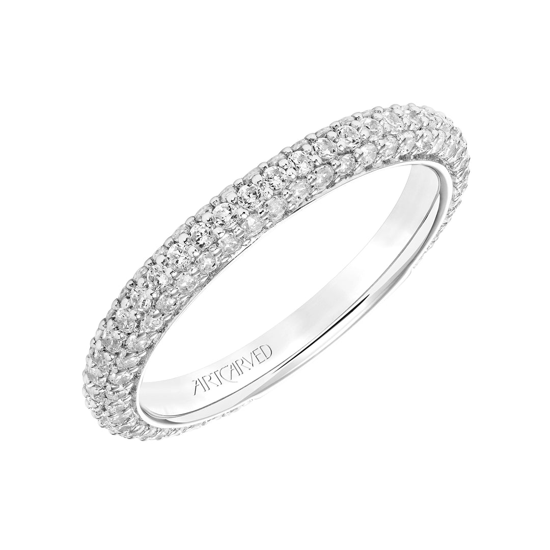 31-V749W-L.00 - Goldman - Diamond Pave Wedding Band to Match 31-V749