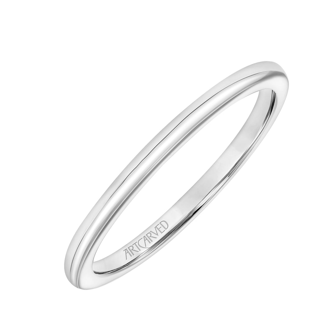 31-V926WY-L.00 - Goldman - Lyric Polished Wedding Band with Inner Carved details