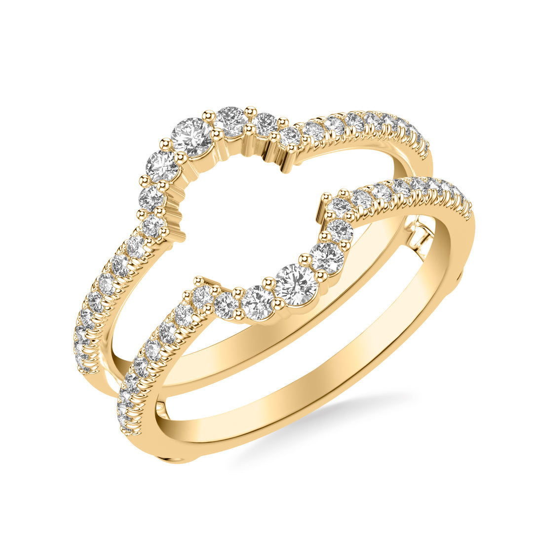 35-9435Y-L.00 - Goldman - Contemporary Round Diamond Halo Ring Enhancer