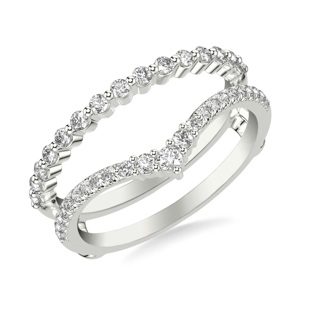 35-9436W-L.00 - Goldman - Contemporary Asymmetrical Straight and V-Shape Ring Enhancer