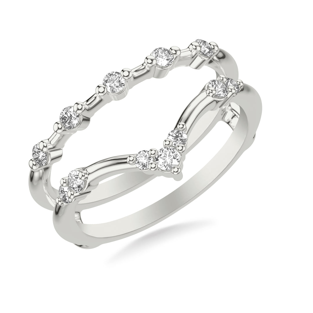 35-9441W-L.00 - Goldman - Contemporary Ring Enhancer with Diamonds