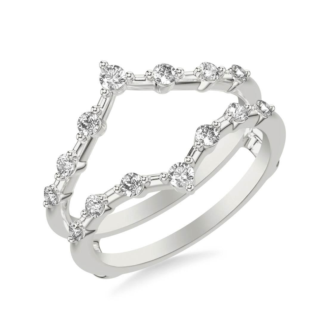 35-9443W-L.00 - Goldman - Contemporary Ring Enhancer with Diamonds