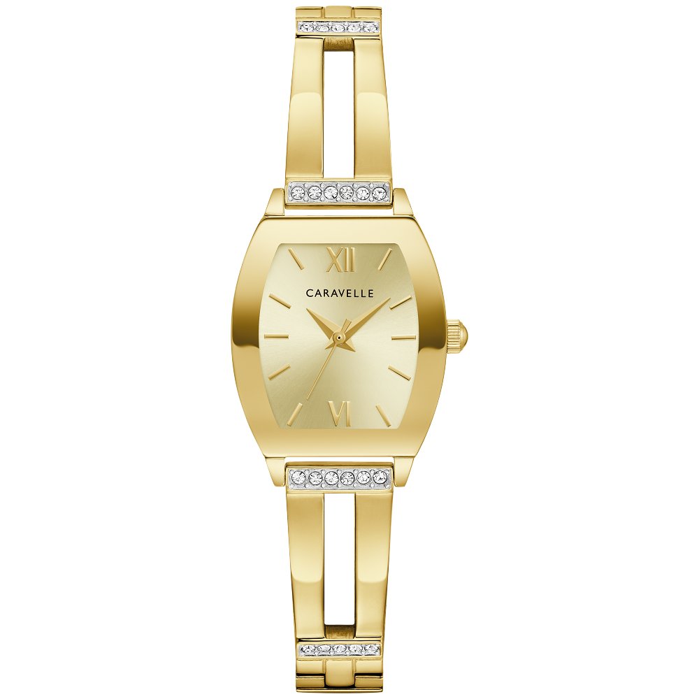 Caravelle Stainless Steel Modern CAR Ladies Watch