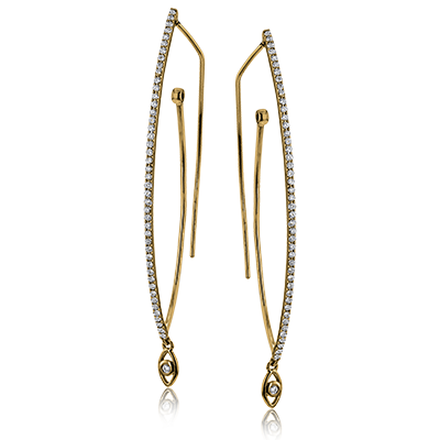 Earring in 18k Gold with Diamonds