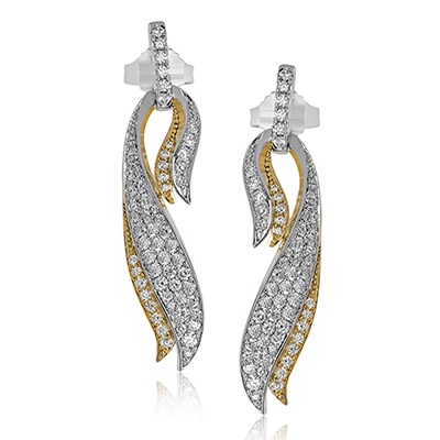 Earring in 18k Gold with Diamonds