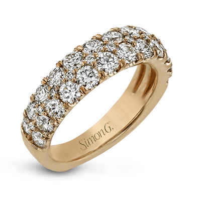 Anniversary Ring in 18k Gold with Diamonds