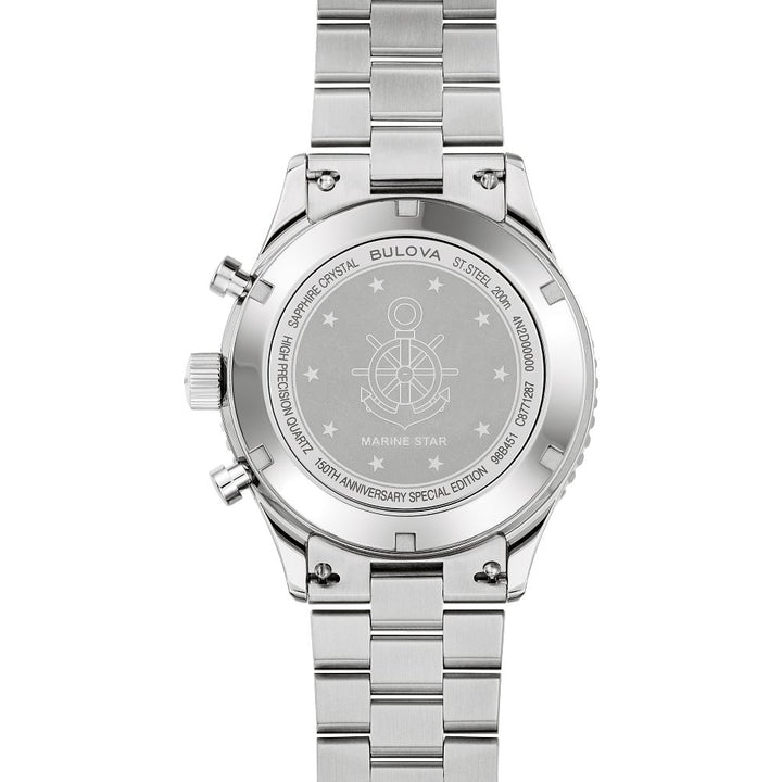 Bulova Stainless Steel Heritage Mens Watch