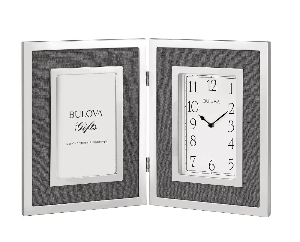 Bulova  Table Top   Picture Frame Clock