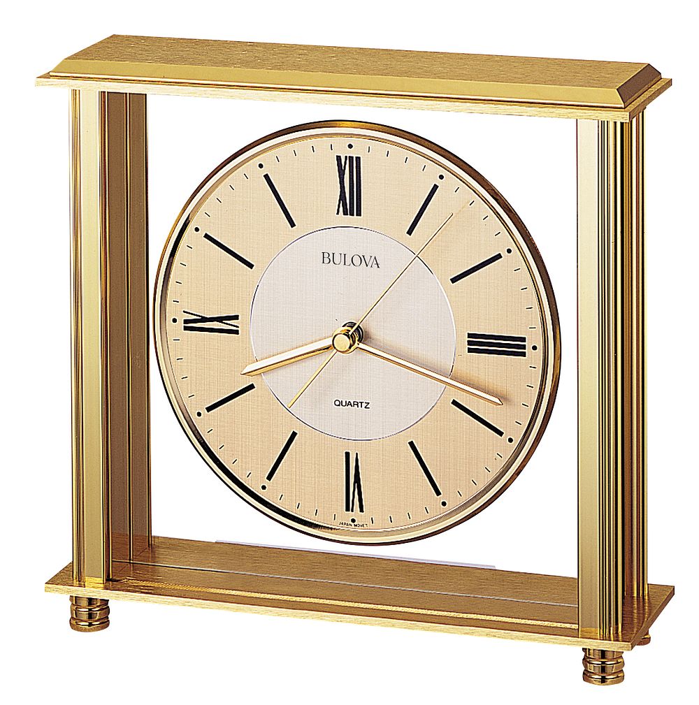 Bulova  Table Top   Desk Clock