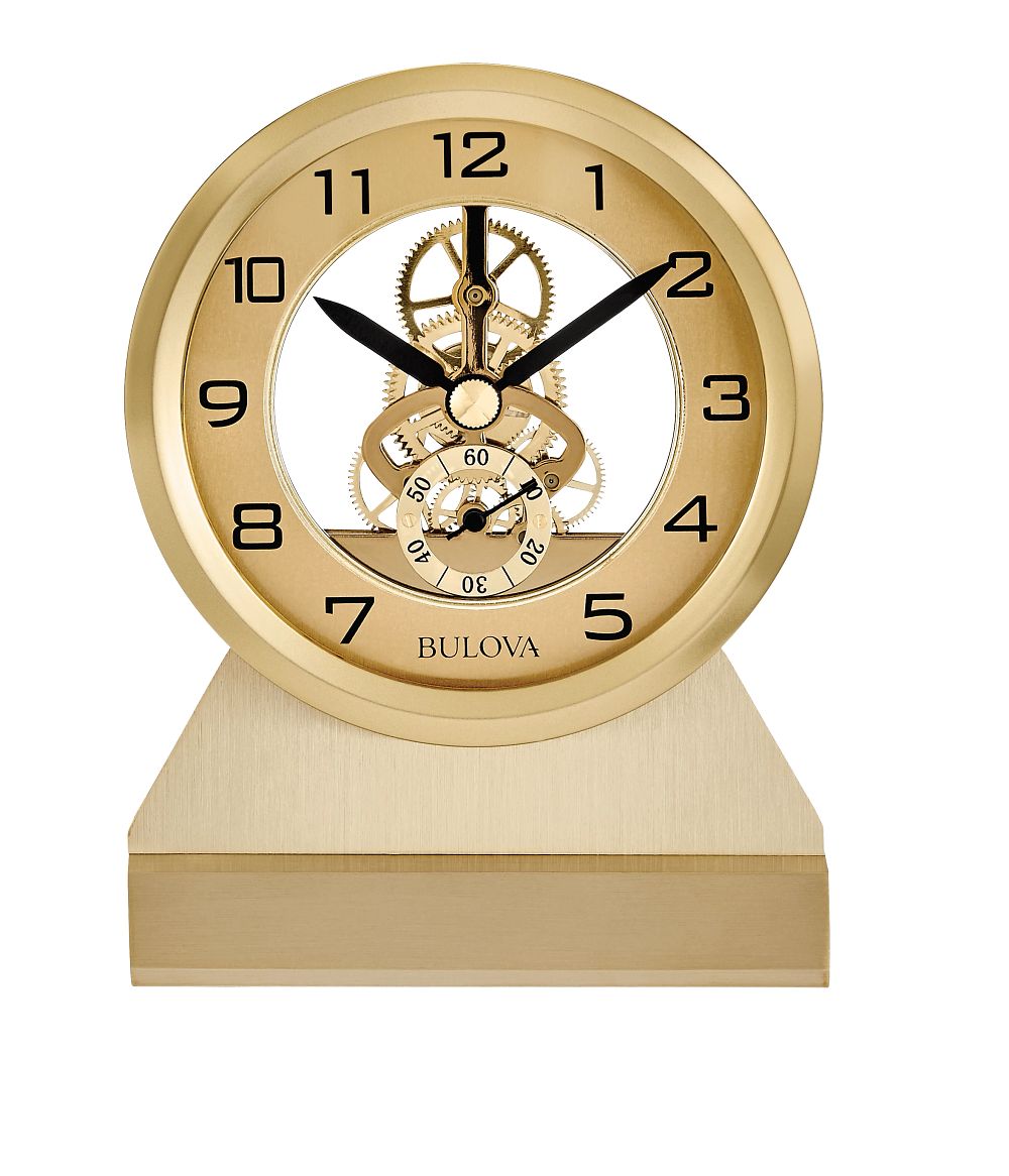 Bulova  Table Top   Skeleton Clock