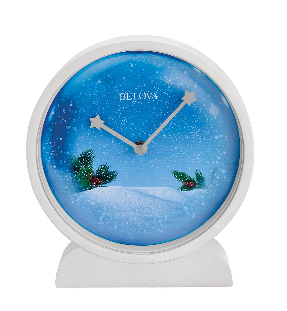Bulova  Table Top   Holiday Clock