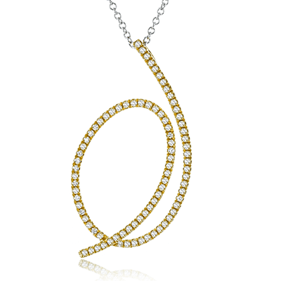 Pendant in 18k Gold with Diamonds