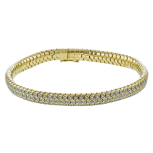 Gent Bracelet in 14k Gold with Diamonds