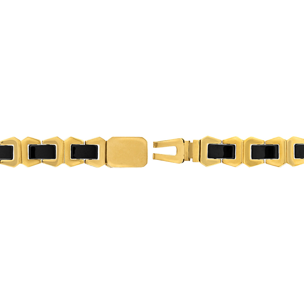 Bulova Stainless Steel Luxury Jewelry Mens Bracelet