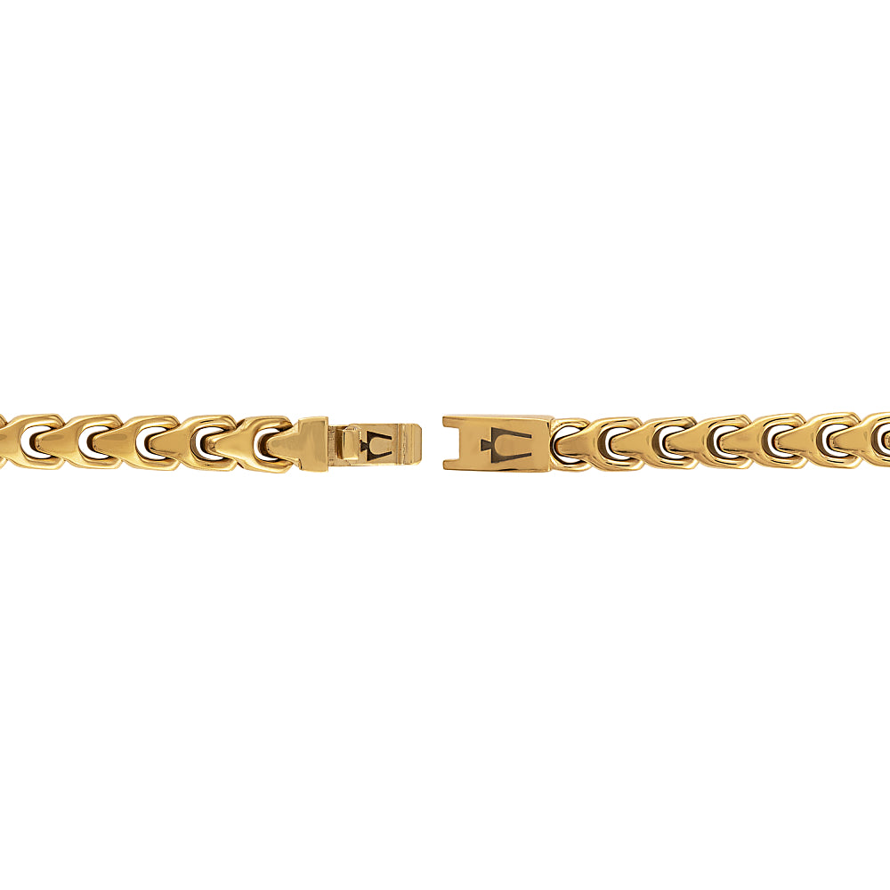 Bulova Stainless Steel Classic Jewelry Mens Bracelet