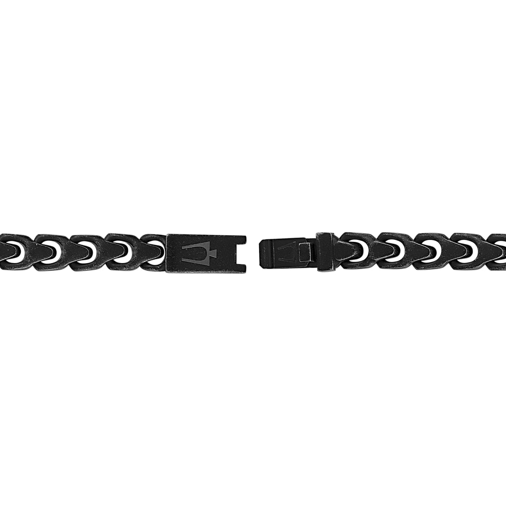 Bulova Stainless Steel Classic Jewelry Mens Bracelet