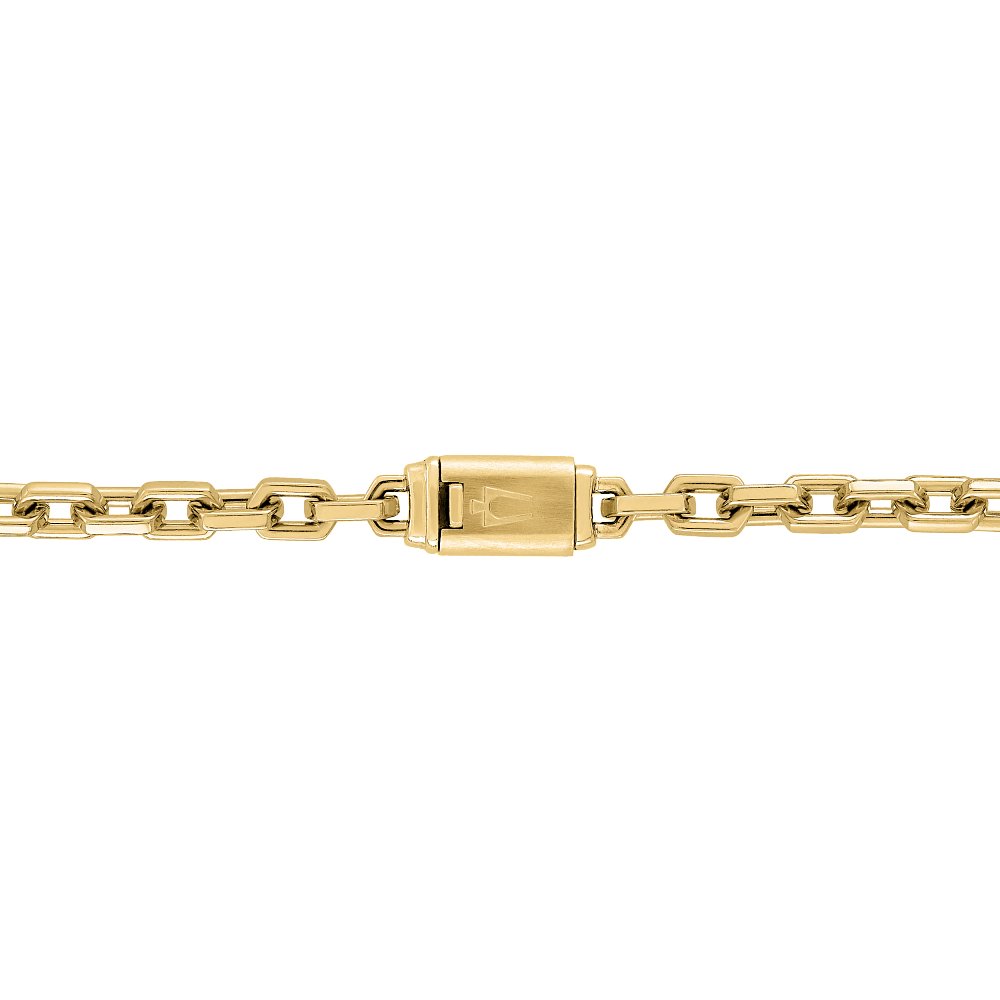 Bulova Stainless Steel Luxury Jewelry Mens Bracelet