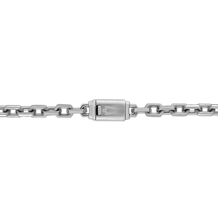 Bulova Stainless Steel Luxury Jewelry Mens Bracelet