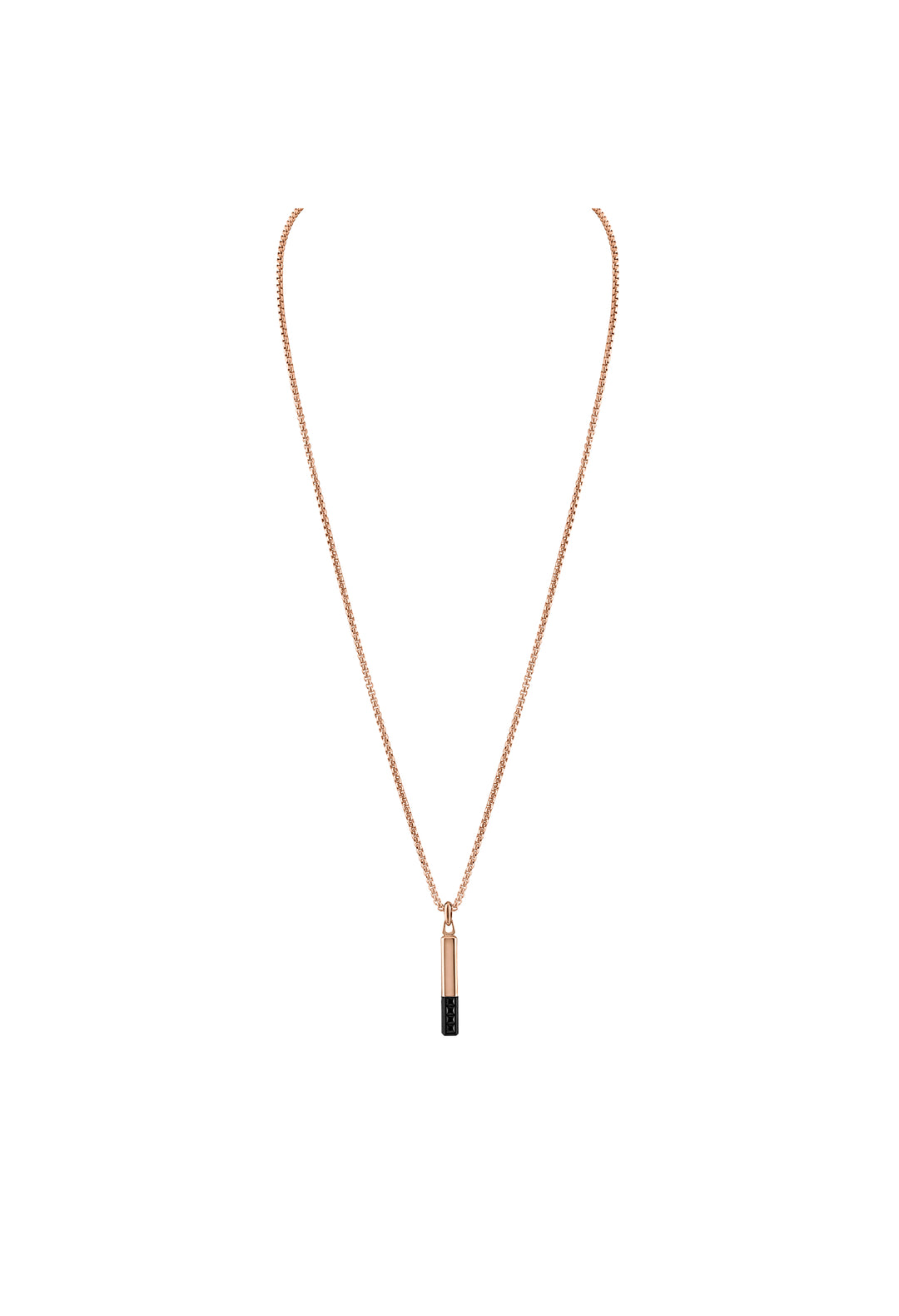 Bulova Stainless Steel Luxury Jewelry Mens Necklace