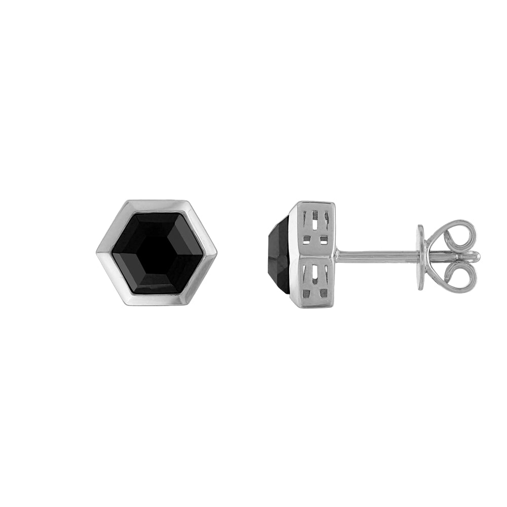 Bulova Sterling Silver 925 Luxury Jewelry Mens Earring