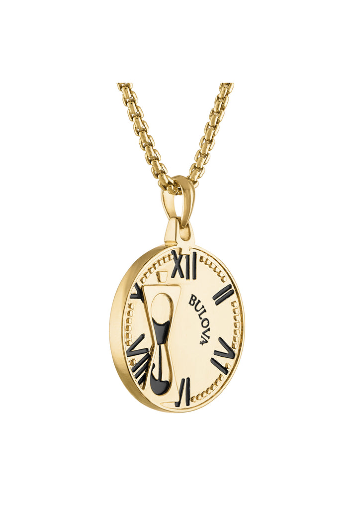 Bulova Sterling Silver 925 Luxury Jewelry Mens Pendant