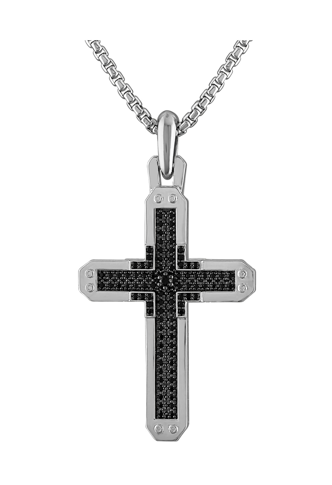 Bulova Sterling Silver 925 Luxury Jewelry Mens Necklace