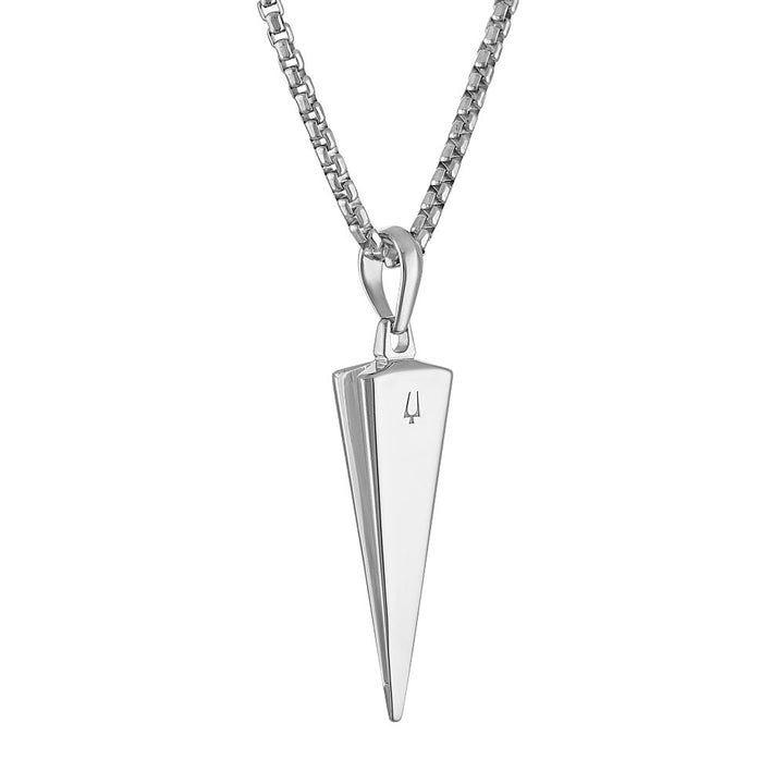 Bulova Sterling Silver 925 Luxury Jewelry Mens Pendant