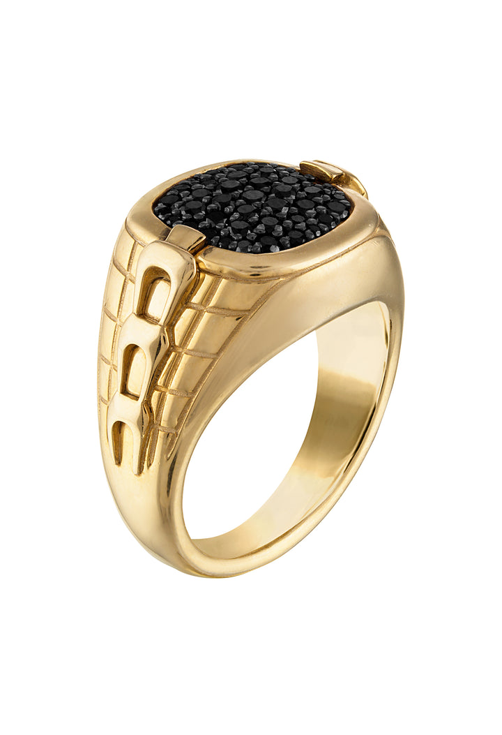 Bulova Sterling Silver 925 Luxury Jewelry Mens Ring