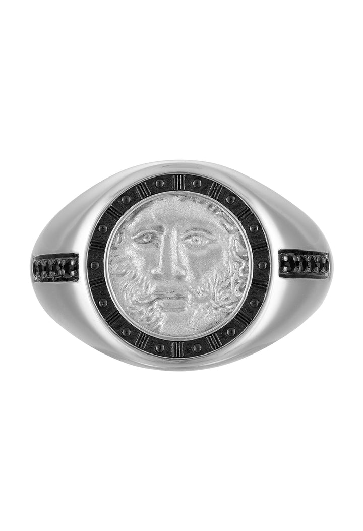 Bulova Sterling Silver 925 Luxury Jewelry Mens Ring