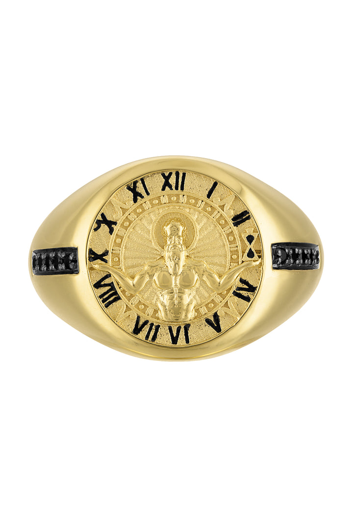 Bulova Sterling Silver 925 Luxury Jewelry Mens Ring