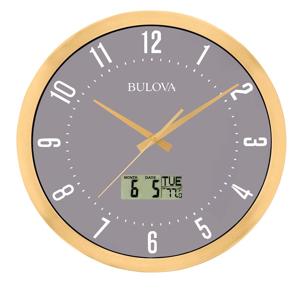 Bulova  Wall   Commercial Clock