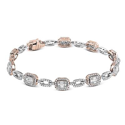 Bracelet in 18k Gold with Diamonds