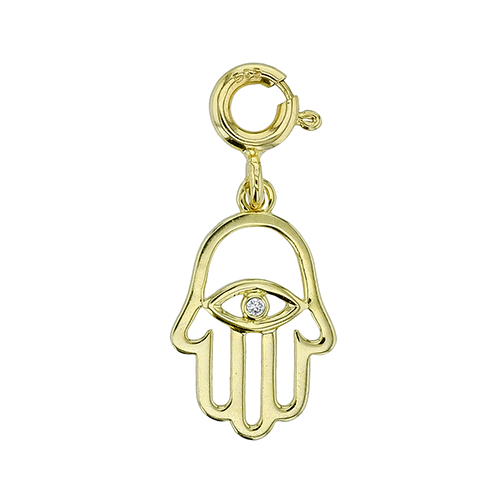 Pendant in 14k Gold with Diamonds