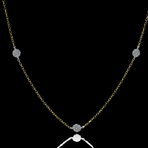 Necklace in 18k Gold with Diamonds