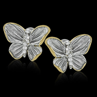 Earring in 18k Gold with Diamonds