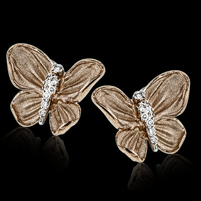 Earring in 18k Gold with Diamonds