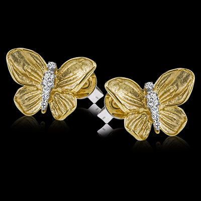 Earring in 18k Gold with Diamonds