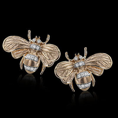 Earring in 18k Gold with Diamonds