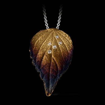 Pendant in 18k Gold with Diamonds